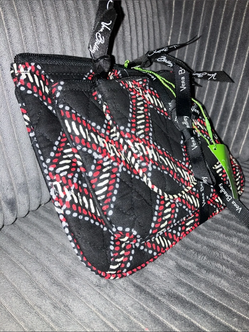 Vera Bradley Cosmetic Bag Trio in Minsk Plaid